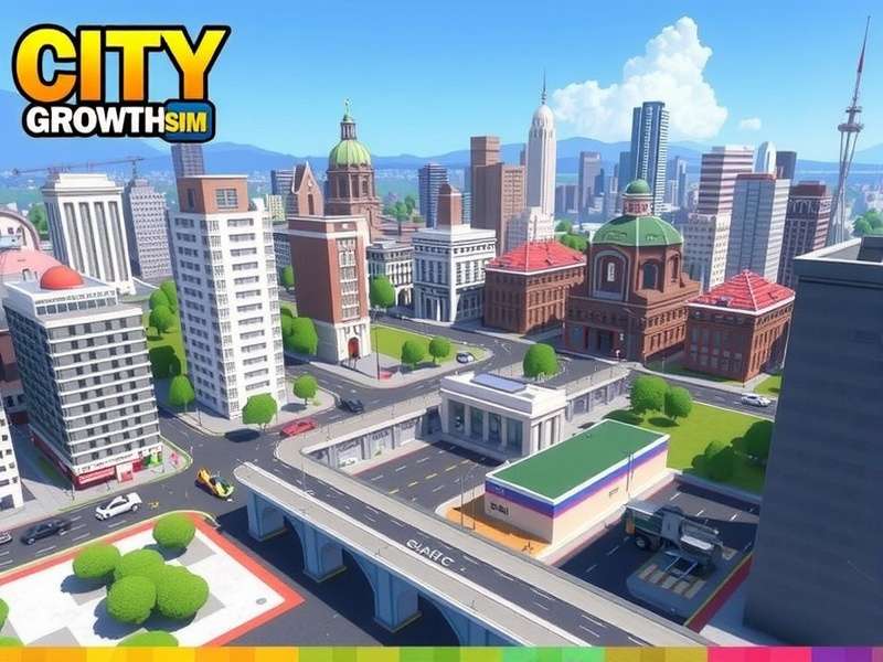 City Growth Sim Gameplay Features