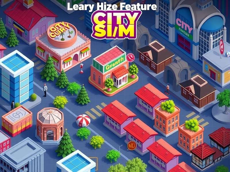 City Growth Sim Game Screenshot